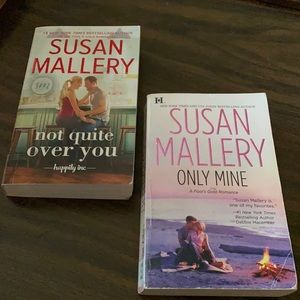 Author Susan Mallory: Only Mine and not quite over you books